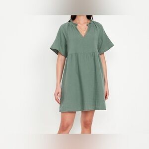 old navy green swing dress Old Navy | Dresses | Green Coldshoulder Satin Swing Dress